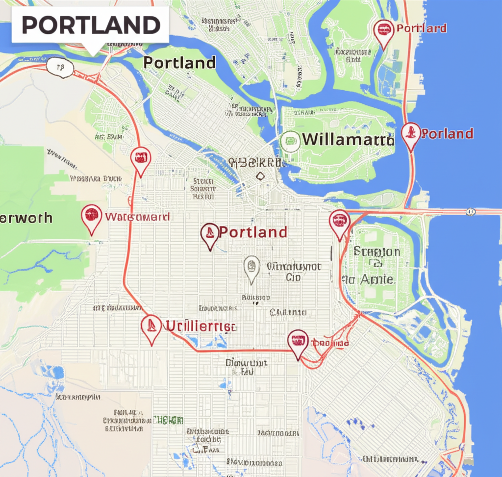 Map location